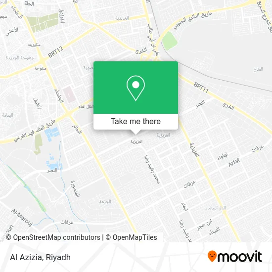 Al Azizia map