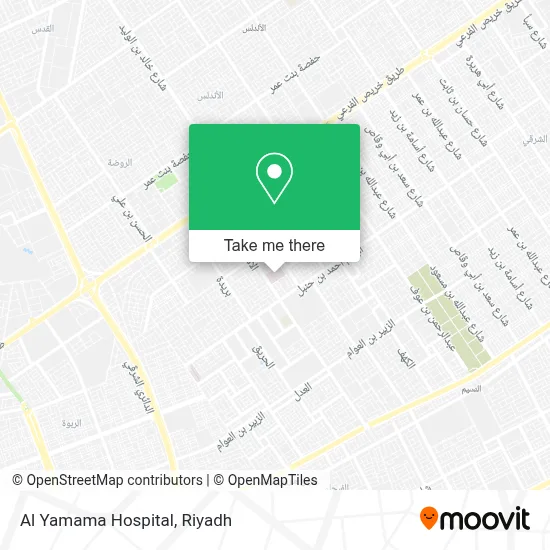 Al Yamama Hospital map