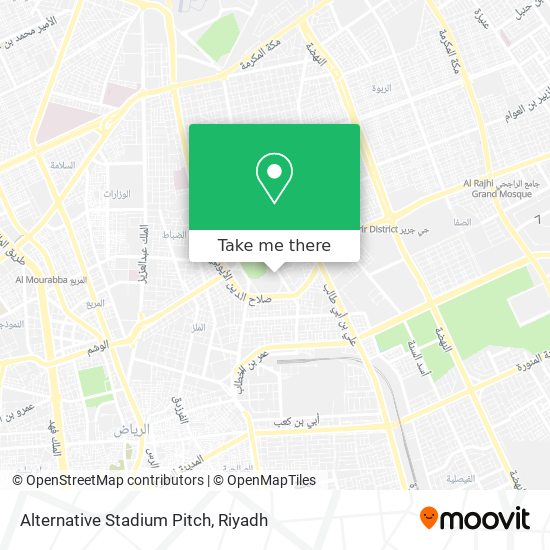 Alternative Stadium Pitch map