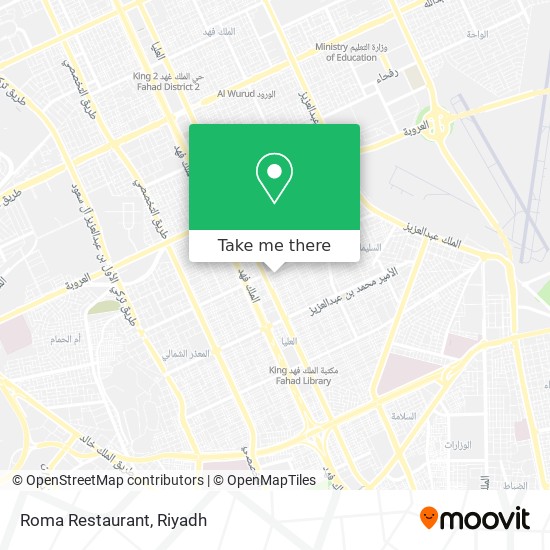 Roma Restaurant map