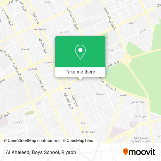 Al Khaleedj Boys School map