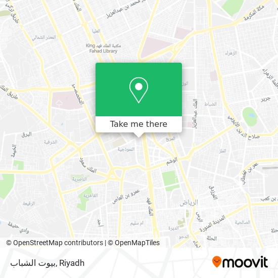 بيوت الشباب map