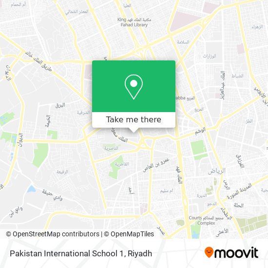 Pakistan International School 1 map