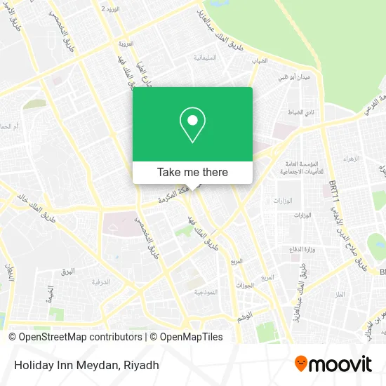Holiday Inn Meydan map