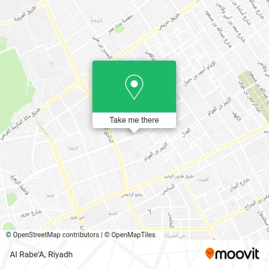 Al Rabe'A map