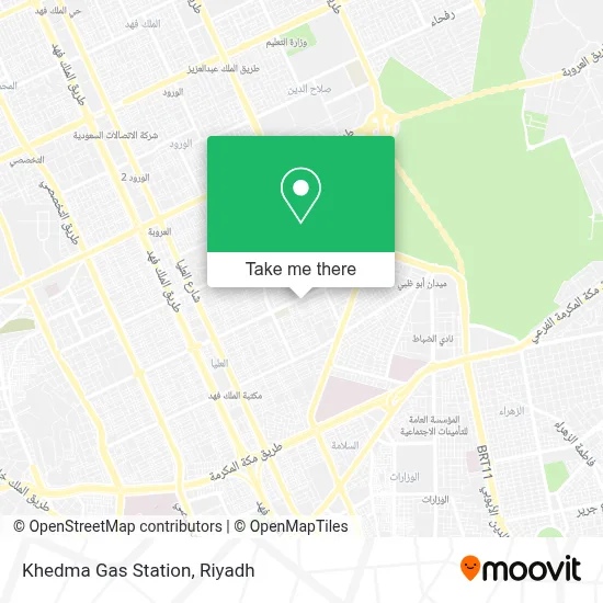 Khedma Gas Station map