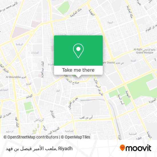 ملعب الأمير فيصل بن فهد map
