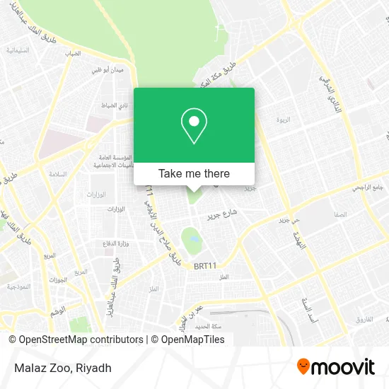 Malaz Zoo map