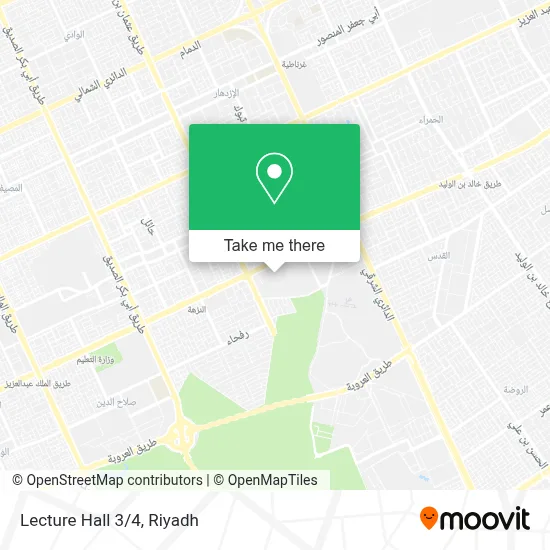 Lecture Hall 3/4 map