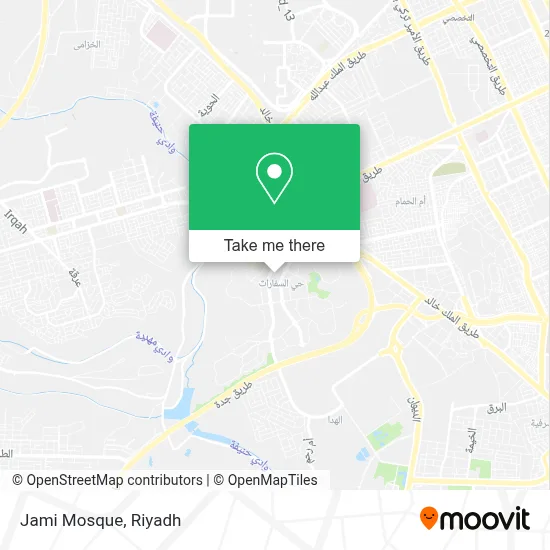 Jami Mosque map