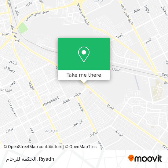 الحكمة للرخام map