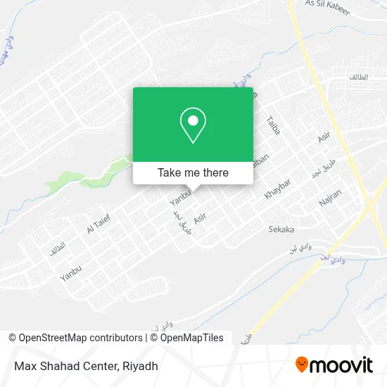 Max Shahad Center map