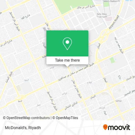 McDonald's map