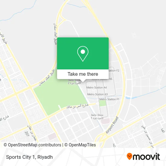 Sports City 1 map