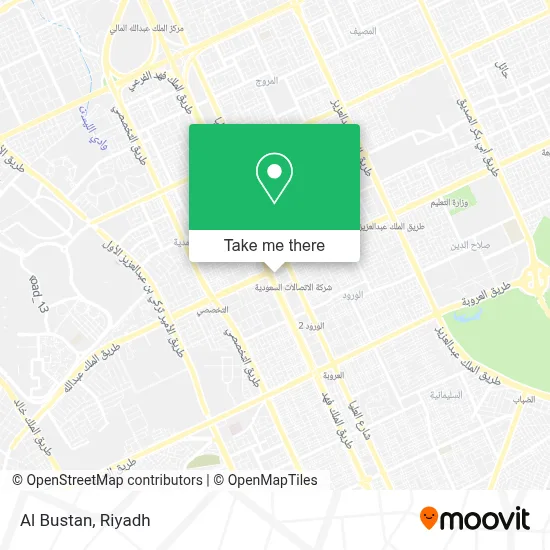 Al Bustan map
