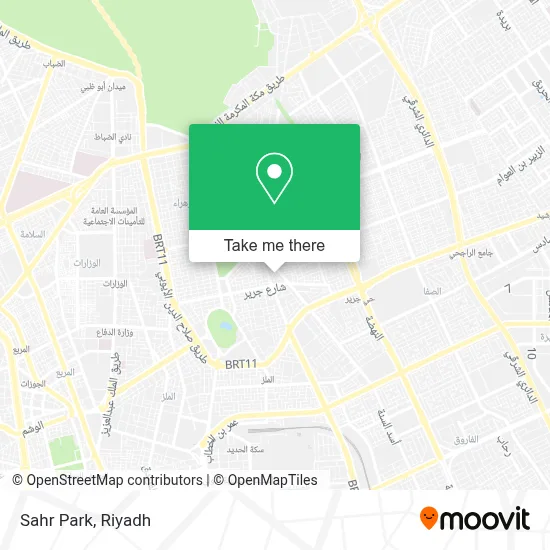 Sahr Park map