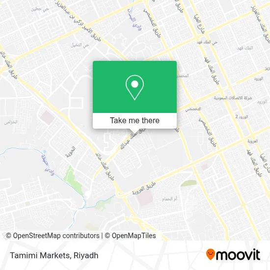 Tamimi Markets map