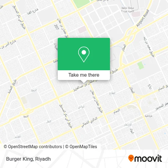 Burger King map