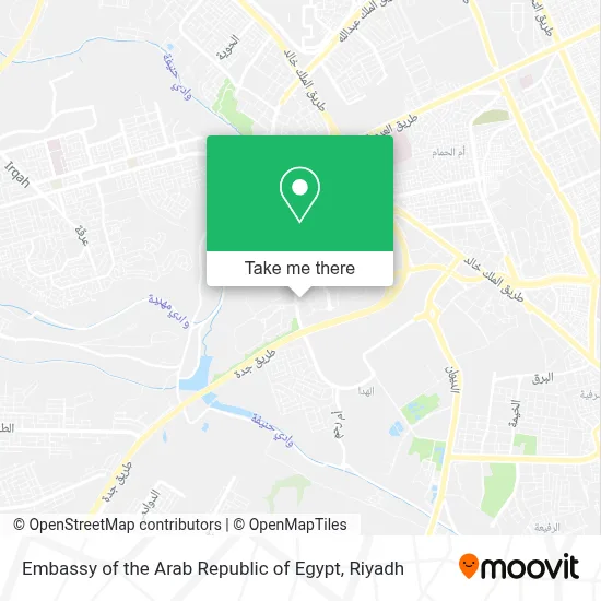 Embassy of the Arab Republic of Egypt map