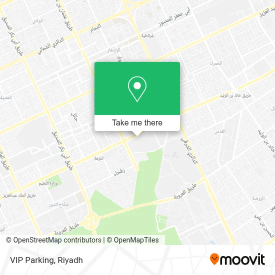 VIP Parking map
