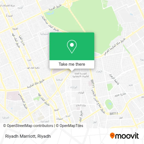 Riyadh Marriott map