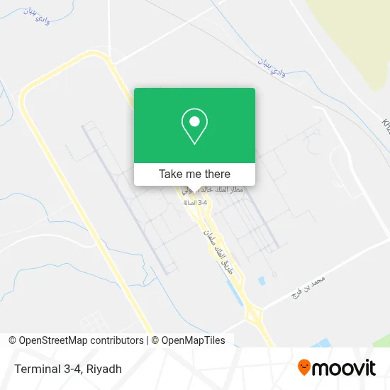 Terminal 3-4 map