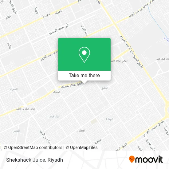 Shekshack Juice map