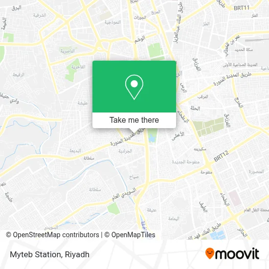 Myteb Station map