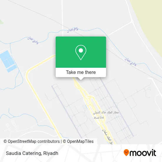 Saudia Catering map
