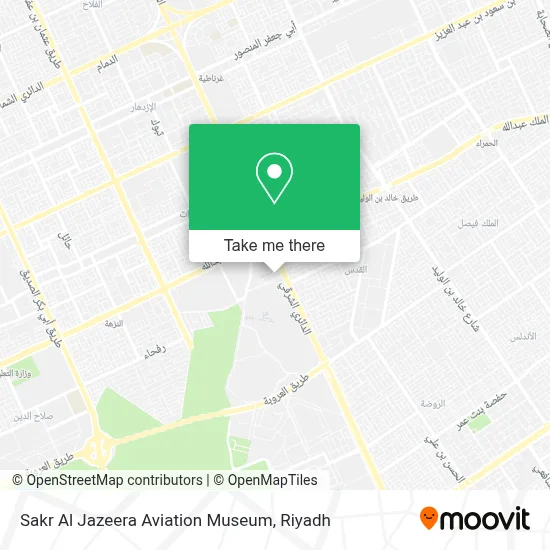 Sakr Al Jazeera Aviation Museum map