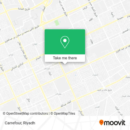 Carrefour map