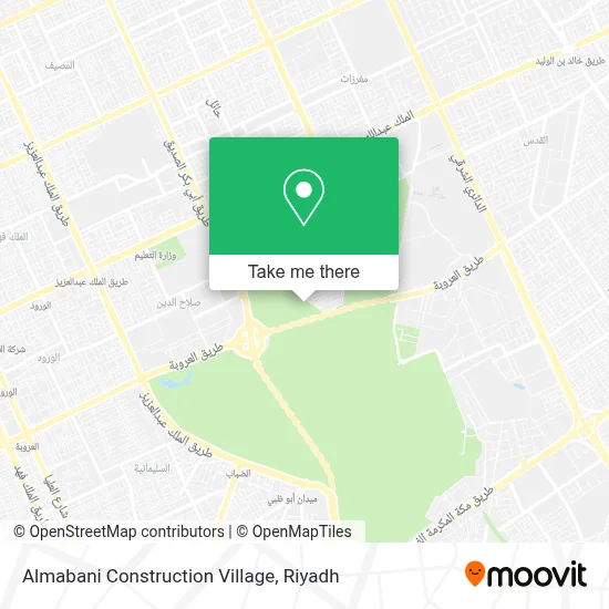 Almabani Construction Village map