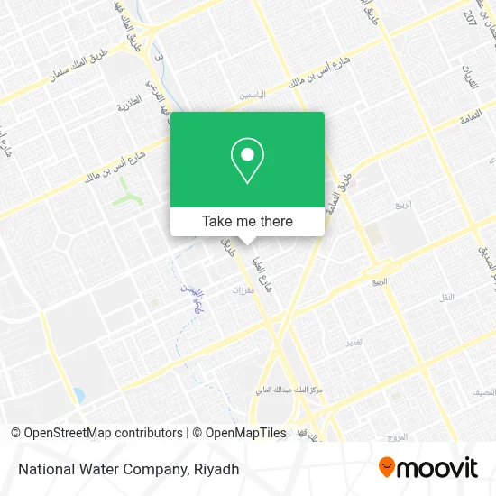 National Water Company map