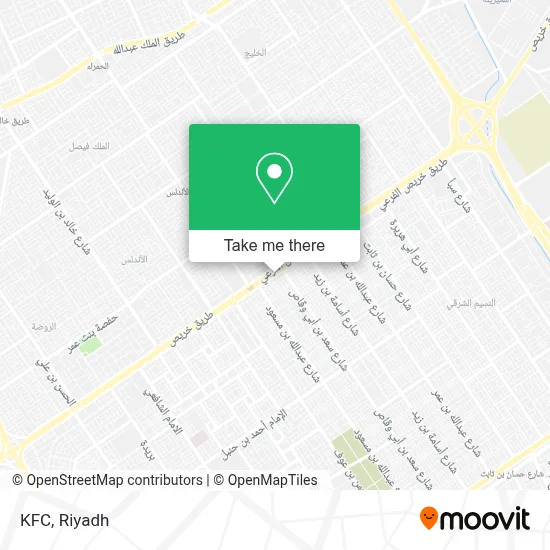KFC map
