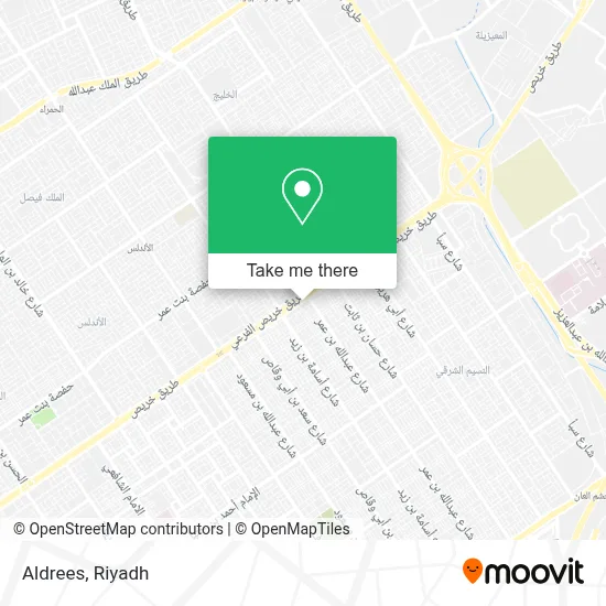 Aldrees map