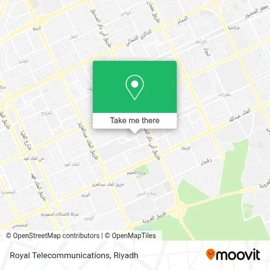 Royal Telecommunications map