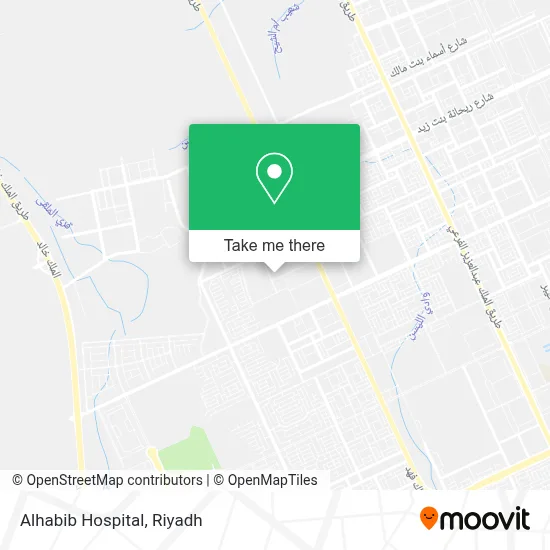 Alhabib Hospital map