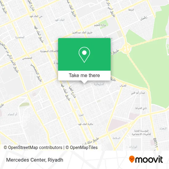 Mercedes Center map