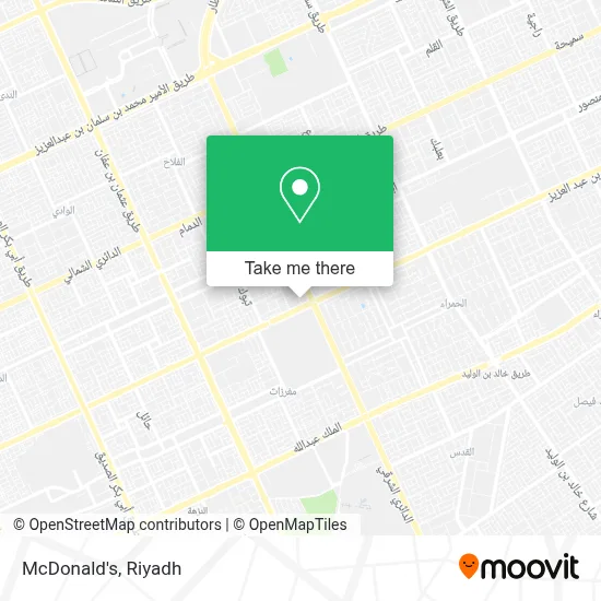 McDonald's map