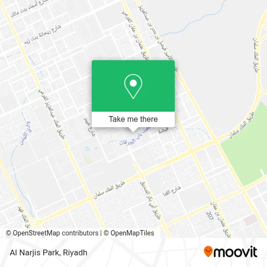 Al Narjis Park map