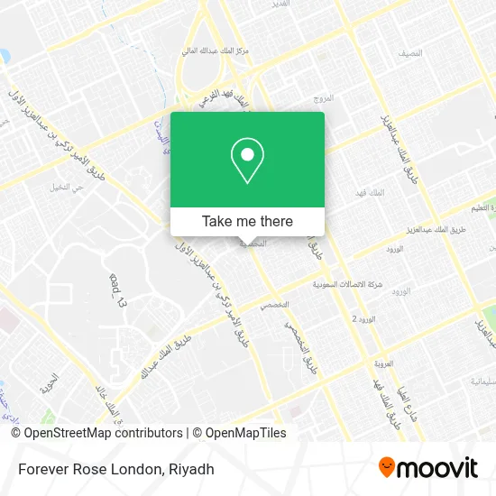 Forever Rose London map