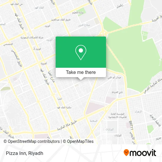 Pizza Inn map