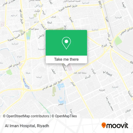 Al Iman Hospital map