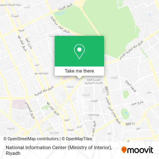 National Information Center (Ministry of Interior) map