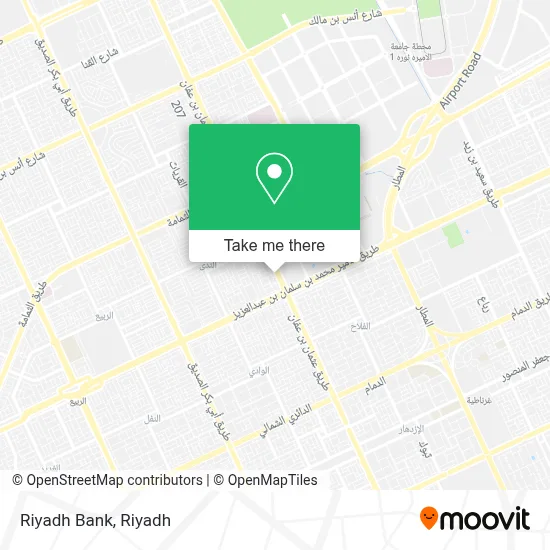 Riyadh Bank map