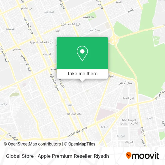 Global Store - Apple Premium Reseller map