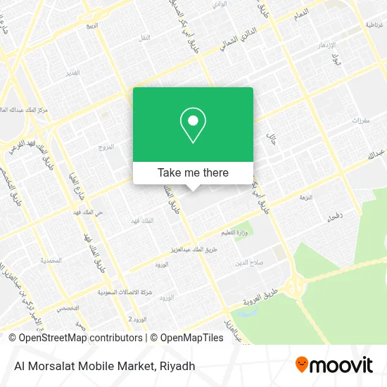 Al Morsalat Mobile Market map