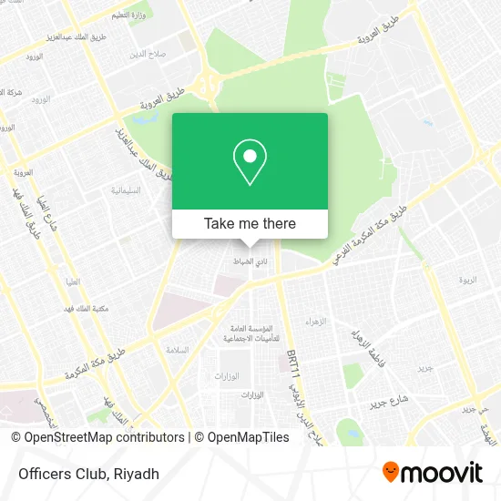 Officers Club map