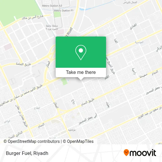 Burger Fuel map