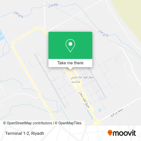 Terminal 1-2 map